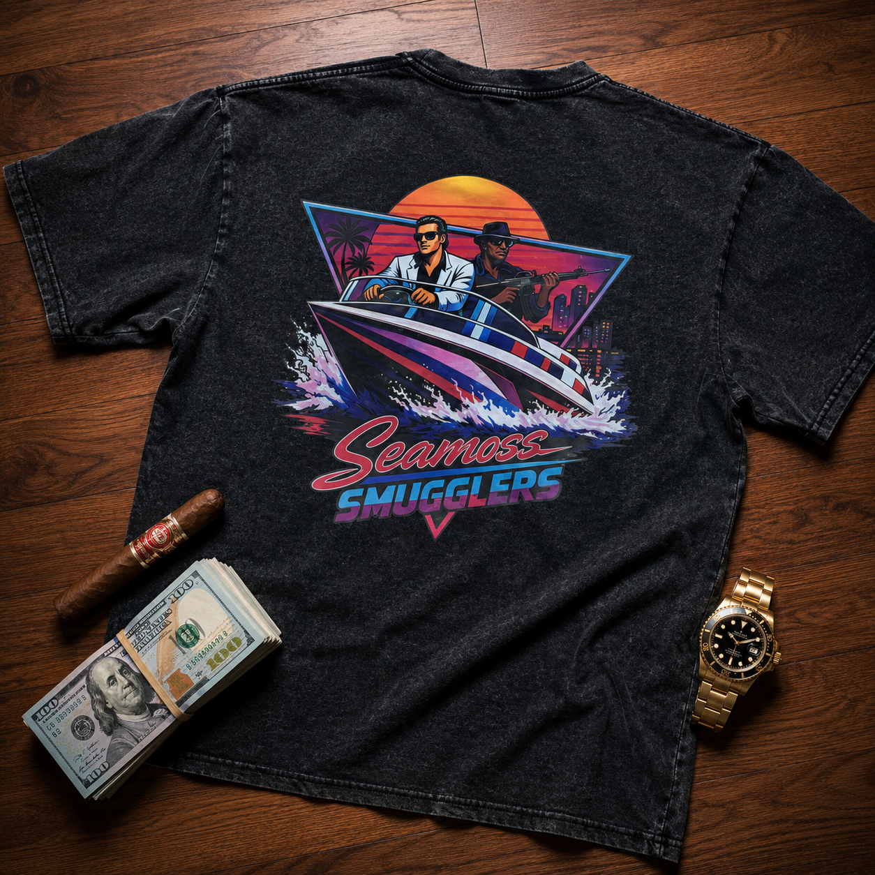 Seamoss Smugglers™ Vintage Wash T-Shirt