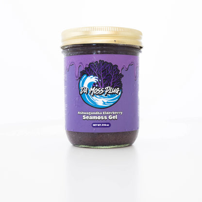 Ashwagandha, Elderberry Seamoss 16 oz. Jar