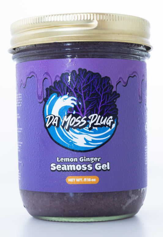 Gel de jengibre, limón y musgo marino